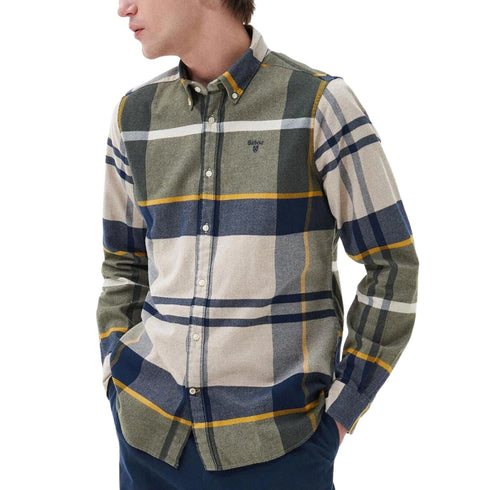 Camicia Uomo con logo ricamato sul petto, in cotone